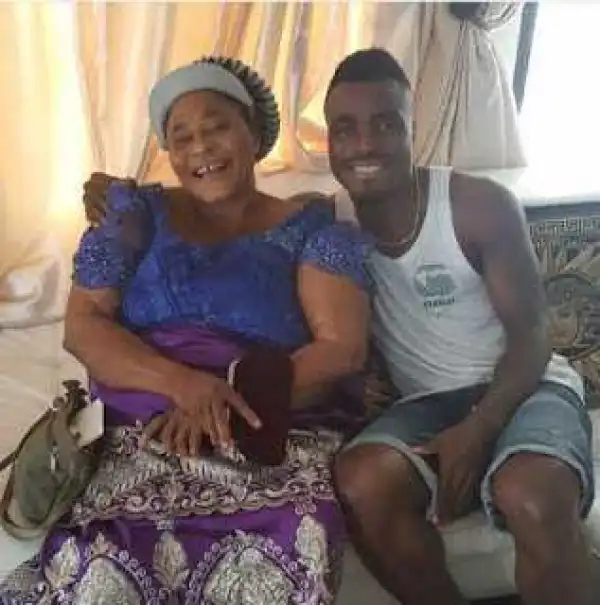 Super Eagles Striker Emmanuel Emenike Celebrates Her Mum On Her Birthday